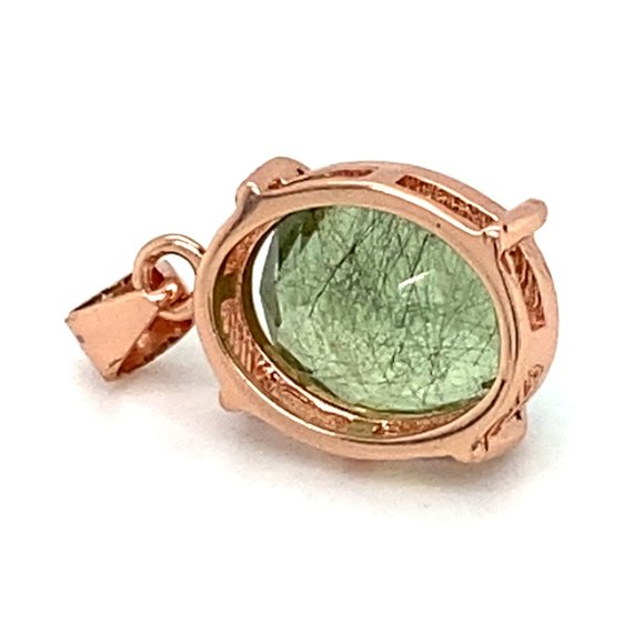 Peridot Ludwigite 3.10ct Inclusions Pendant - Picture 5 of 6